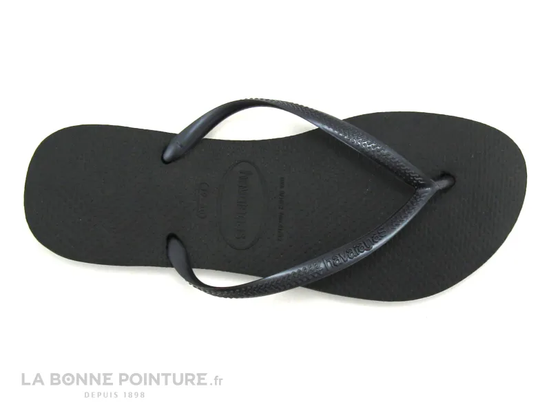 Achat chaussures Havaianas Femme Entre-doigts, vente Havaianas SLIM Noir - Tong Femme