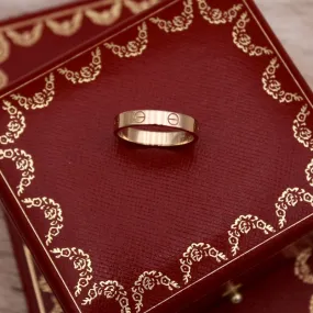 Bague Alliance Love en or rose  – Cartier