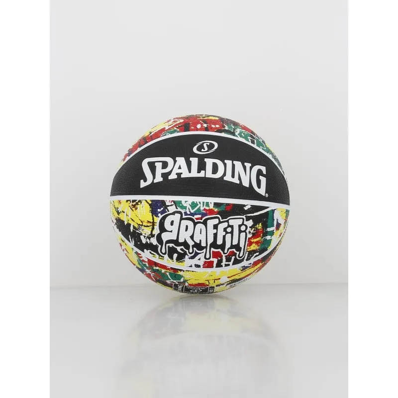 Ballon de basketball graffiti sz5 multicolore - Spalding | wimod