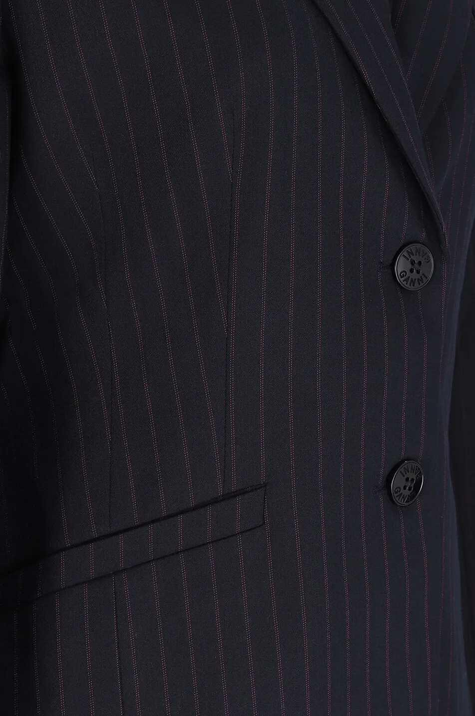 Blazer cintré milleraie