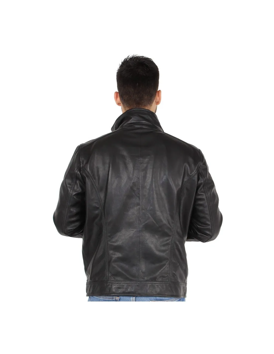 Blouson Daytona Lamb Zenith en cuir Ref 61165 Noir