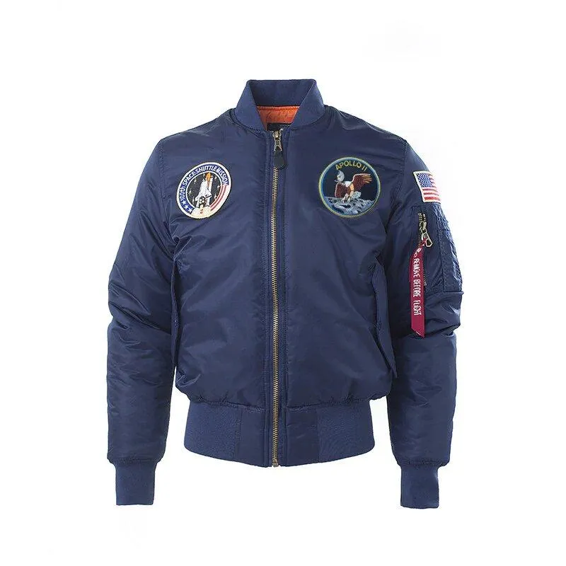 Blouson Pilote Homme Bleu Marine - Mon Aviateur