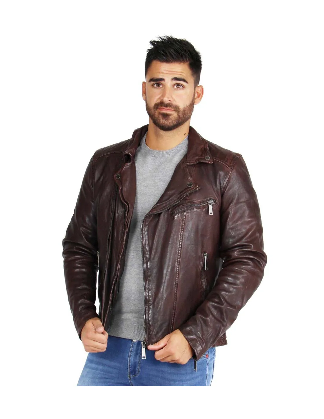 Blouson Redskins Scotty Wonder ref 46835 Reddish Brown