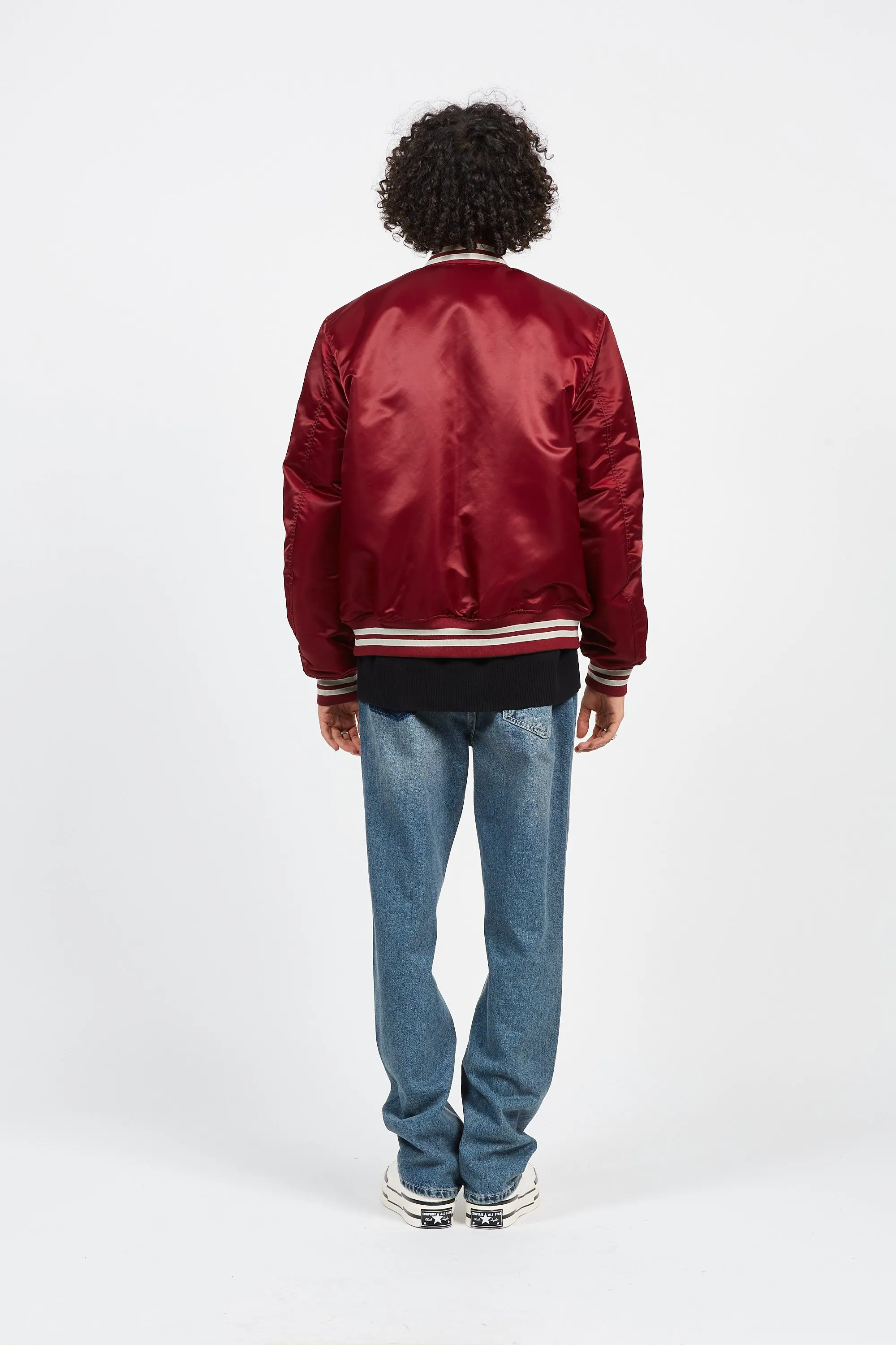 Bomber Rouge Schott - Homme | Citadium