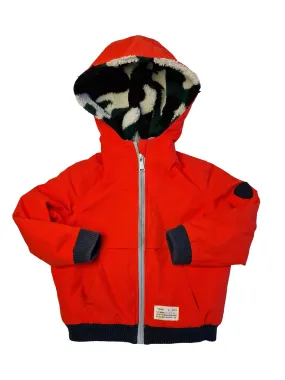 BONPOINT manteau blouson rouge 4 ans