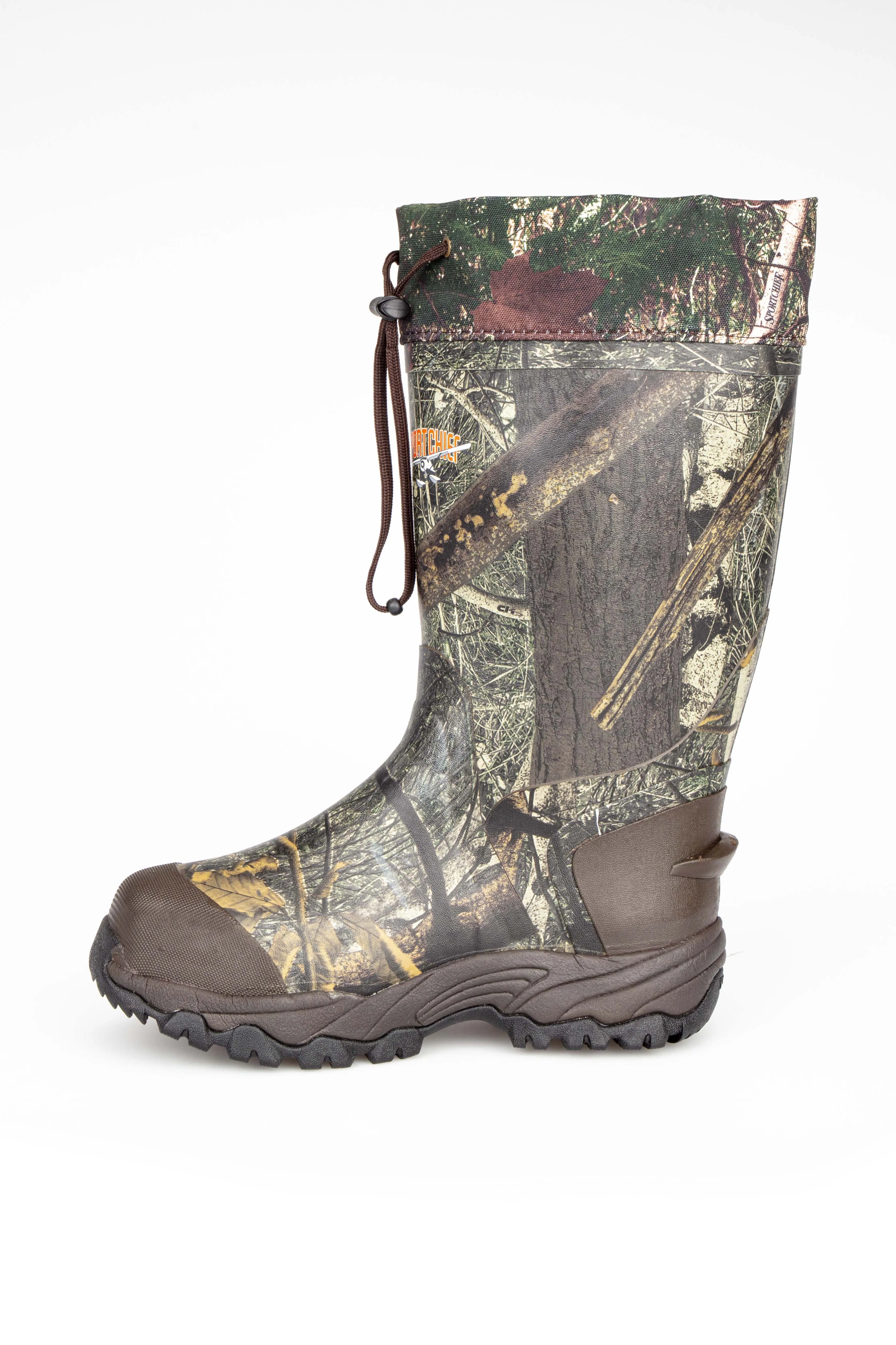 Botte camo chasse en caoutchouc Felt pour homme