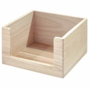 Boîte de Rangement Universal Open iDesign The Home Edit Brown (25,5 x 25,5 cm)