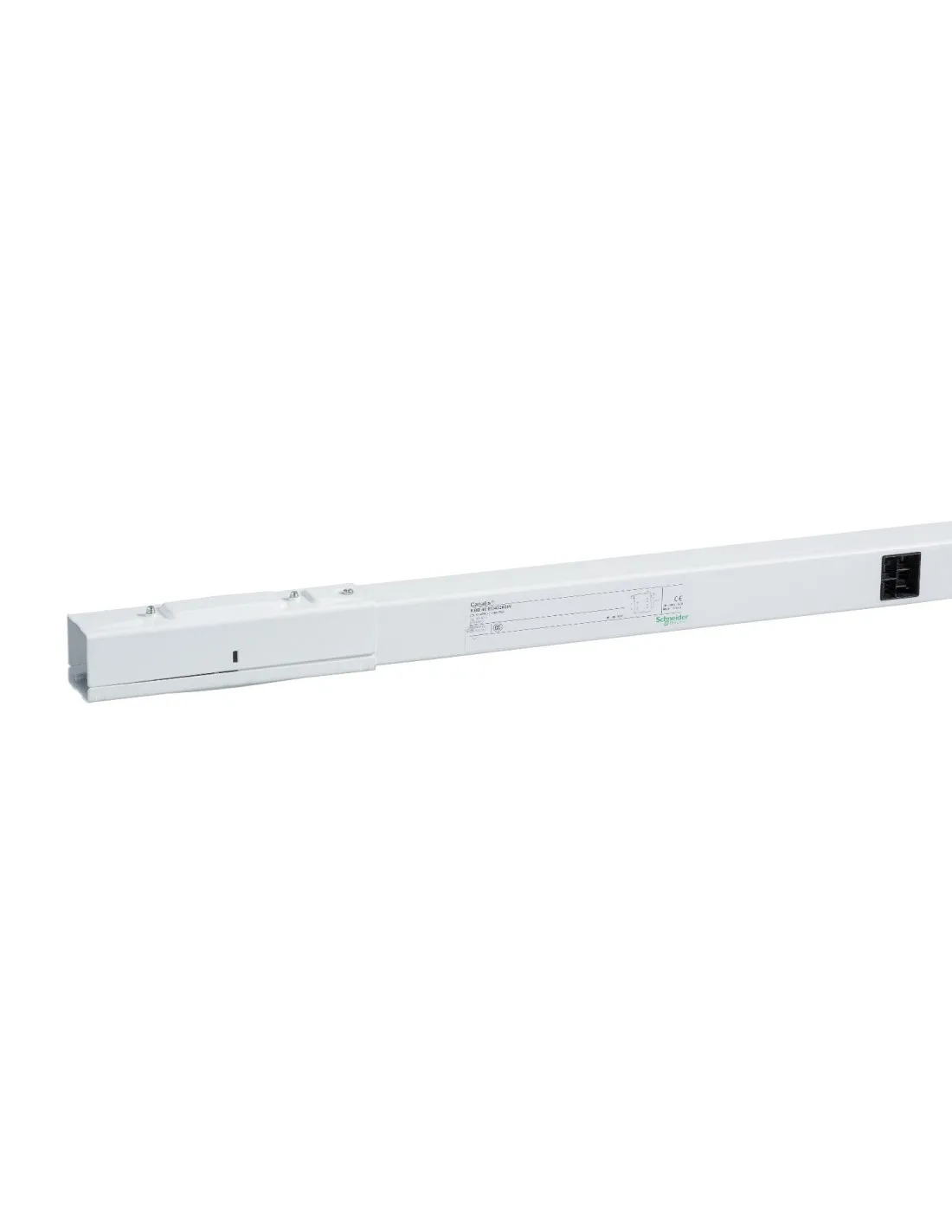 Canalis KBB élément droit 25A 3m blanc 2x(1L+N)+PE 5 fenêtres bus SCHNEIDER KBB25ED22305TW