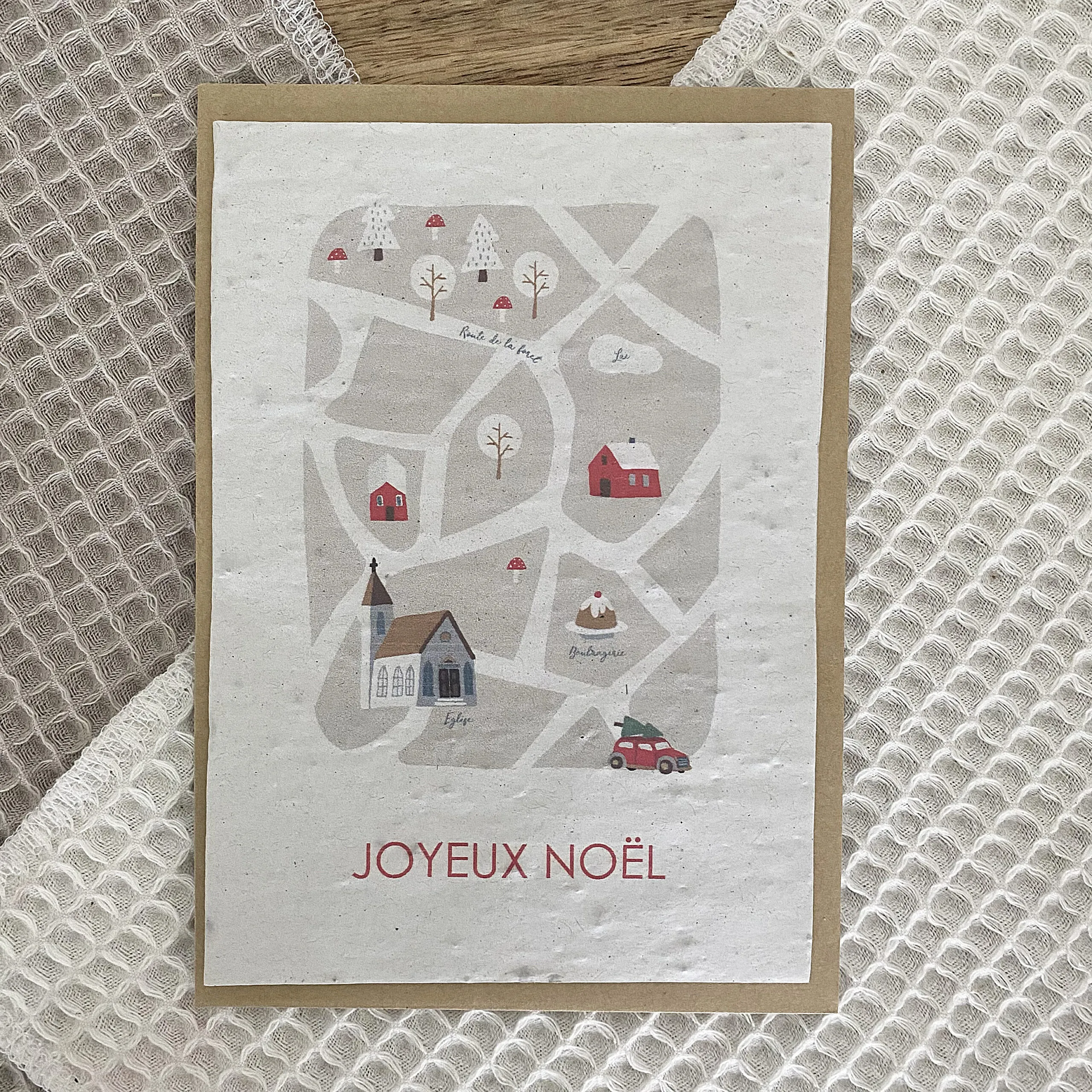 Carte ensemencée à planter 