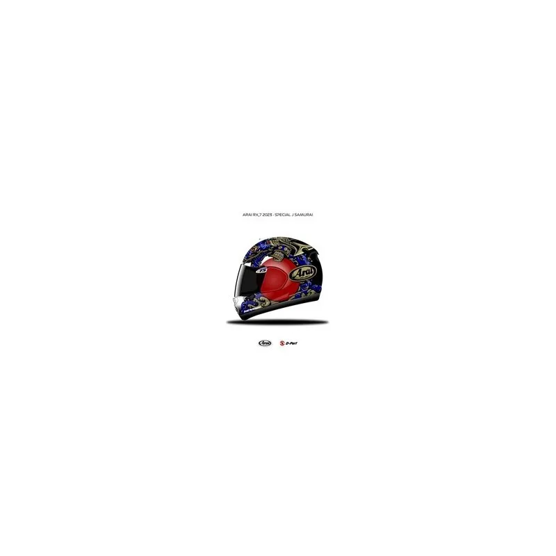 Casque ARAI RX-7V EVO SAMURAI - Multicolor - piecemotoquad
