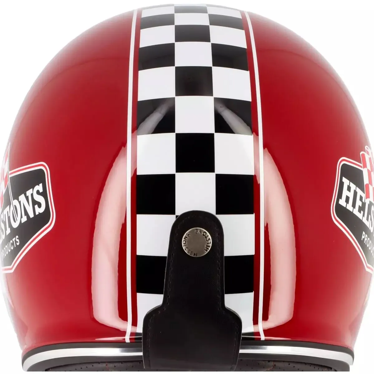 Casque Helstons Flag Helmet bordeaux, jet moto vintage ece 22 06