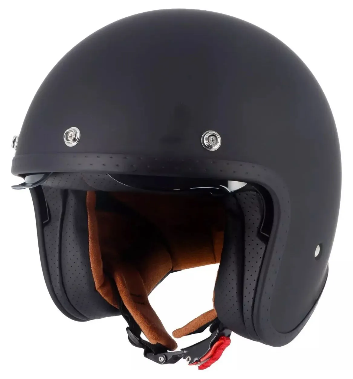 Casque Helstons Naked Helmet noir mat, jet moto ECE 22 06