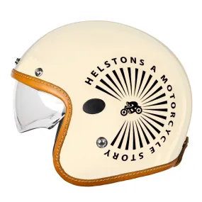 CASQUE HELSTONS SUN HELMET FIBRE CARBON BEIGE