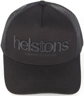 CASQUETTE HELSTONS LOGO NOIR
