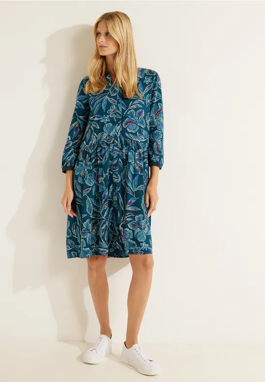 CECIL Robe à imprimé multicolore 