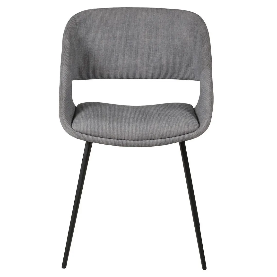 Chaise Repas Grise ADA en métal | 3 Suisses