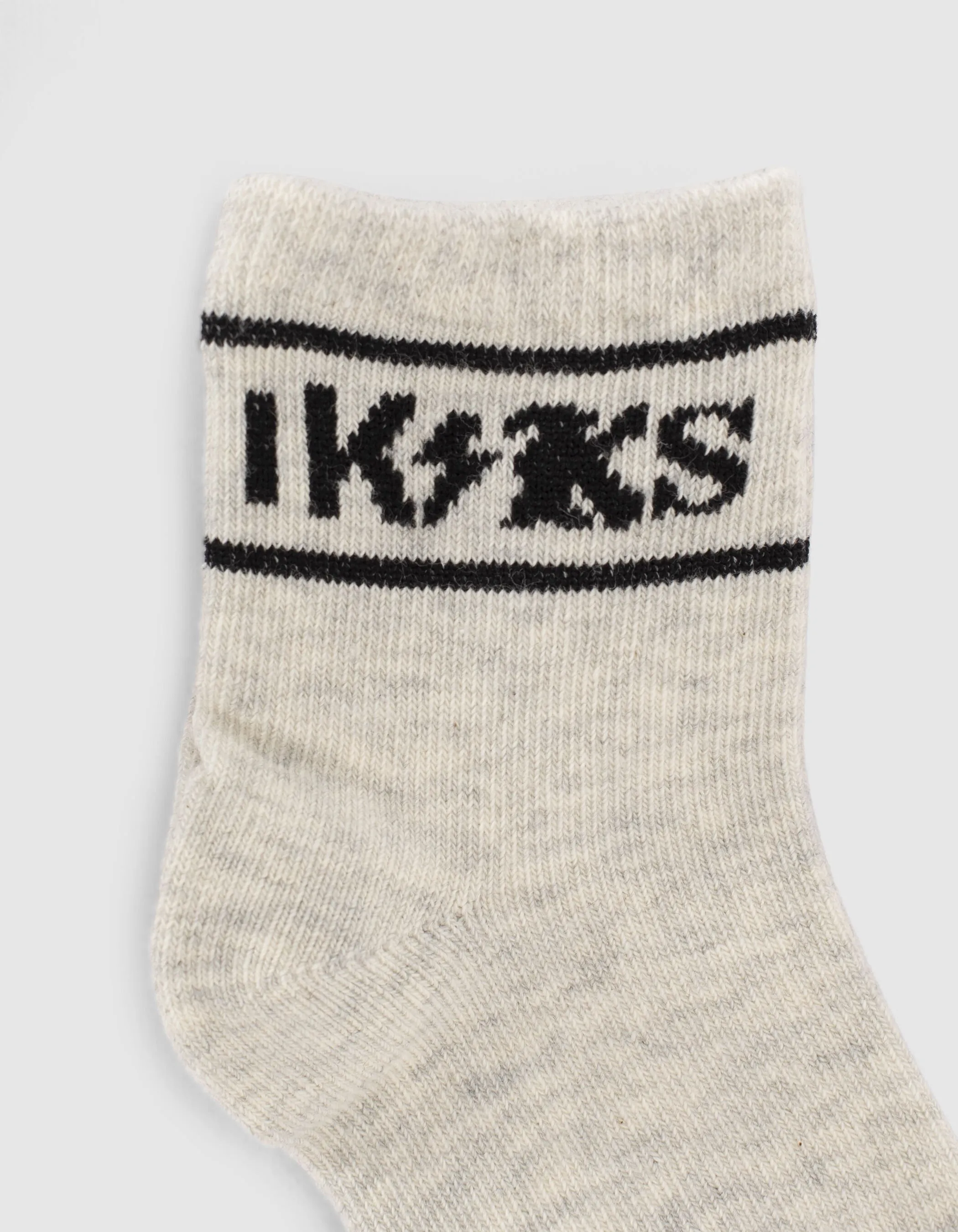 Chaussettes gris anthracite et gris clair bébé garçon
