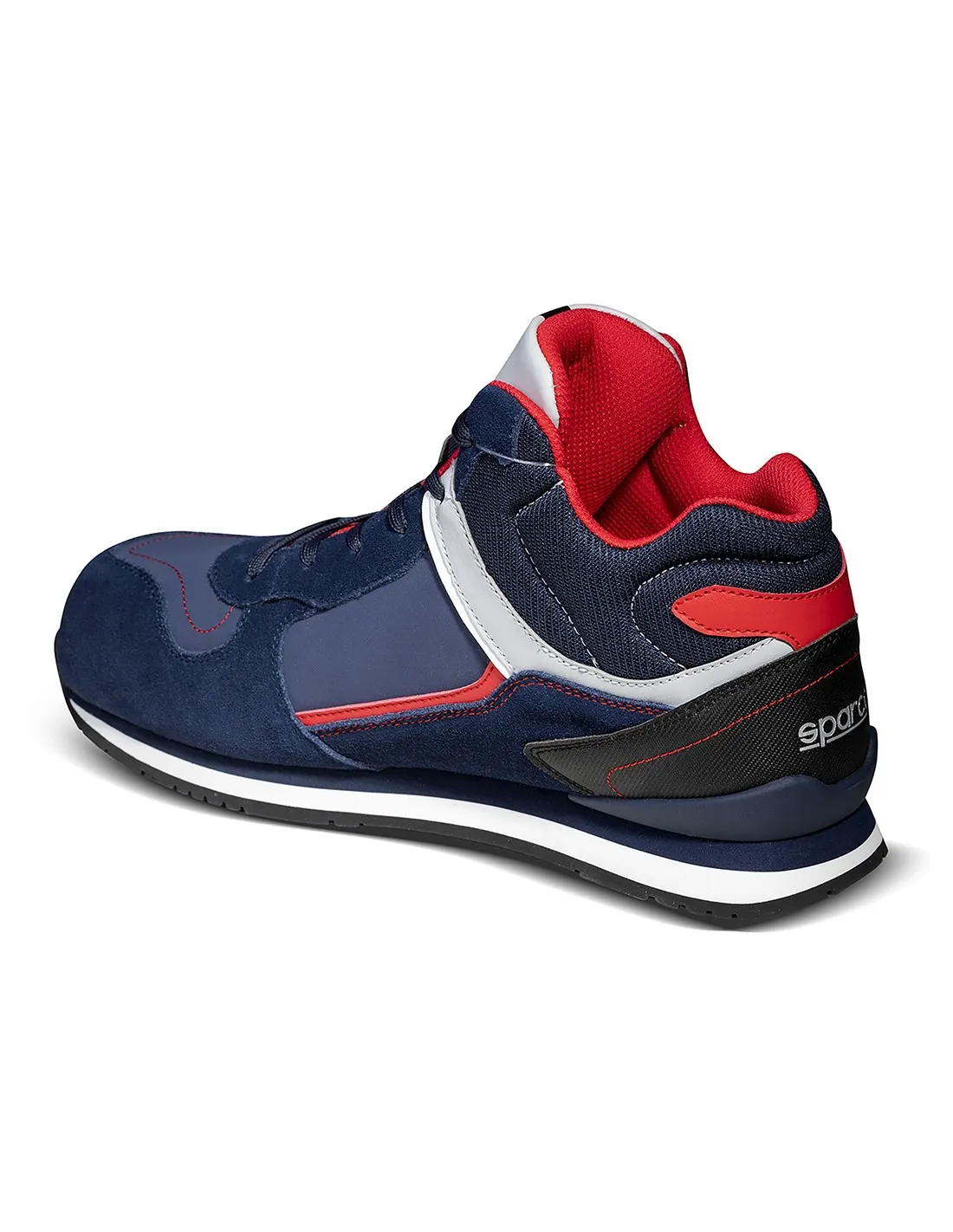 Chaussures de sécurité SPARCO GYMKHANA OLYMPUS ESD S3 SRC HRO (bleu marine/rouge)