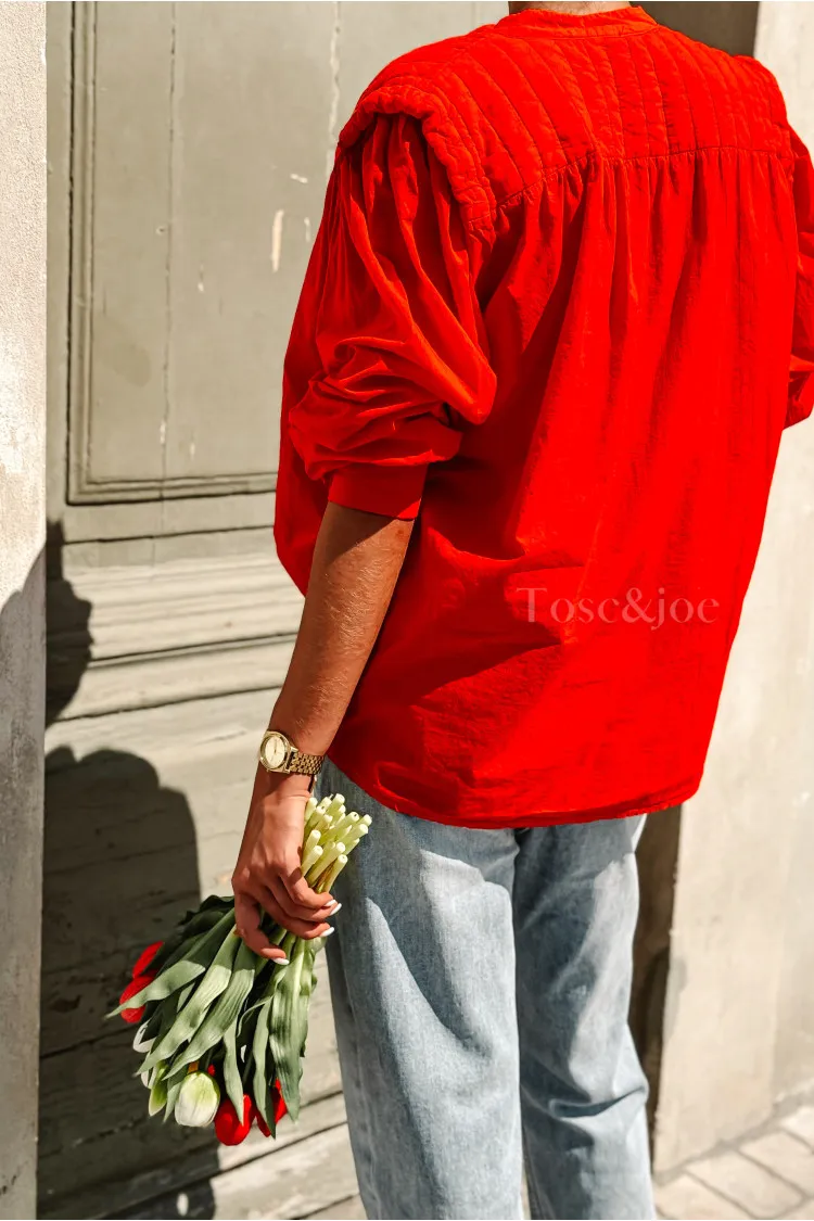 Chemise Aurélia Coquelicot