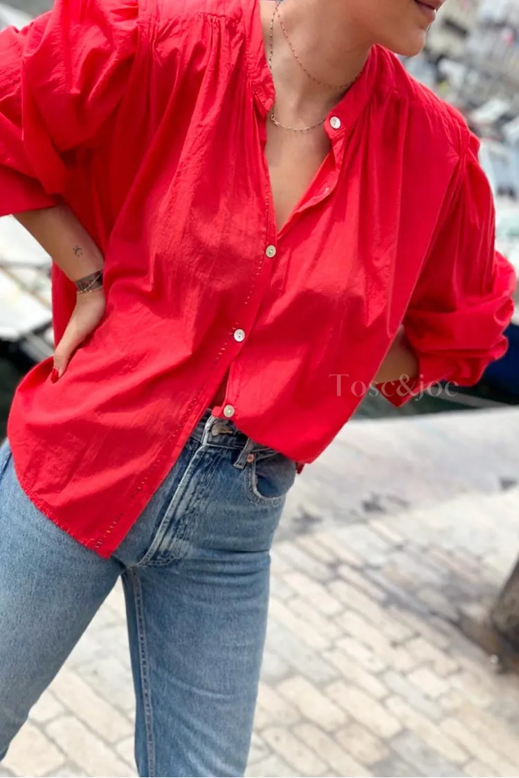 Chemise Aurélia Coquelicot