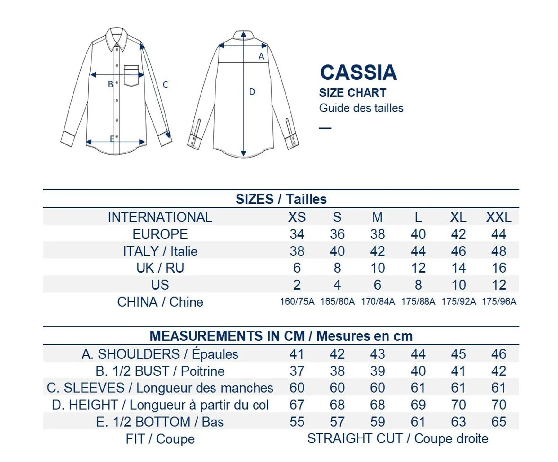 Chemise Cassia kaki