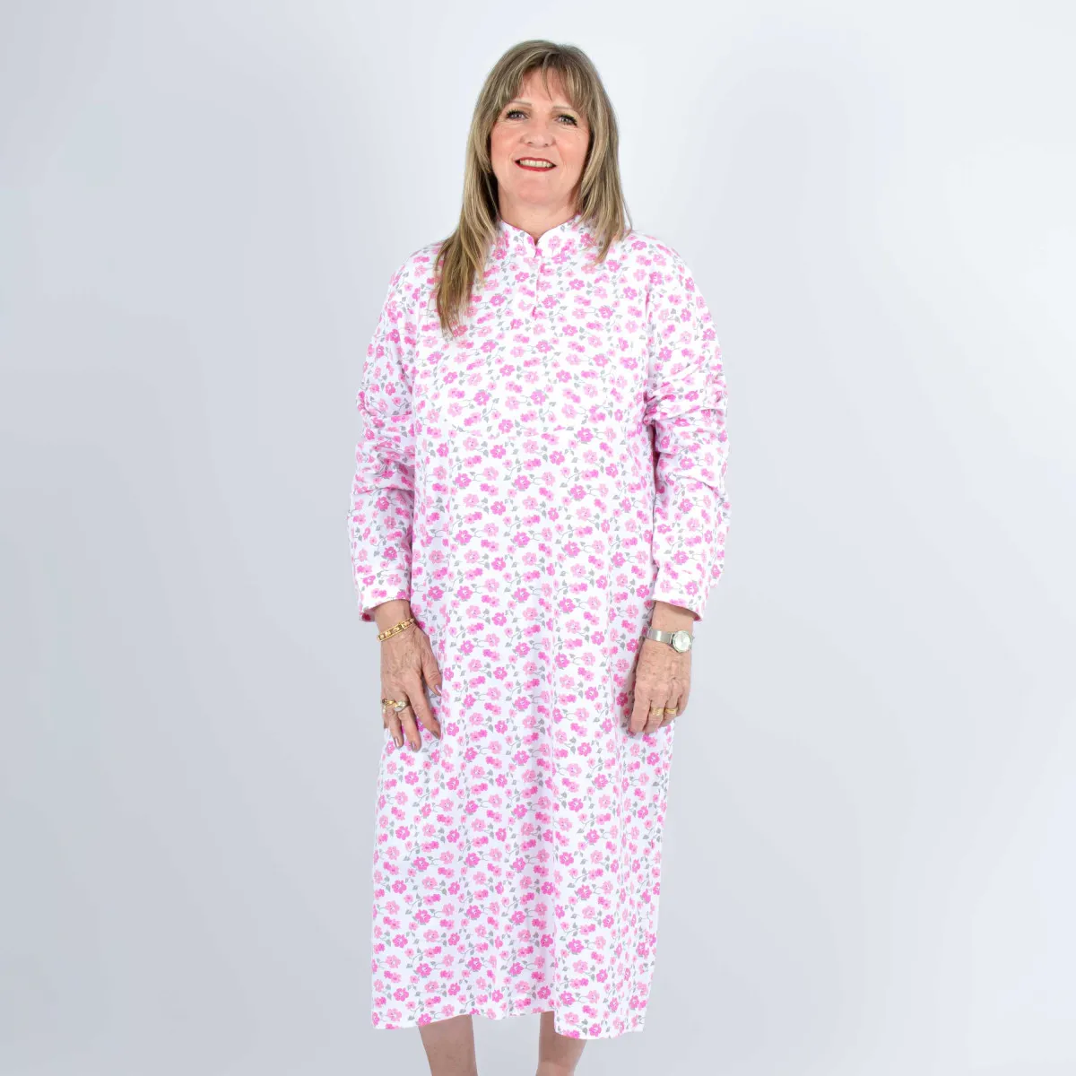 Chemise de nuit ouverte dans le dos médicalisée ML