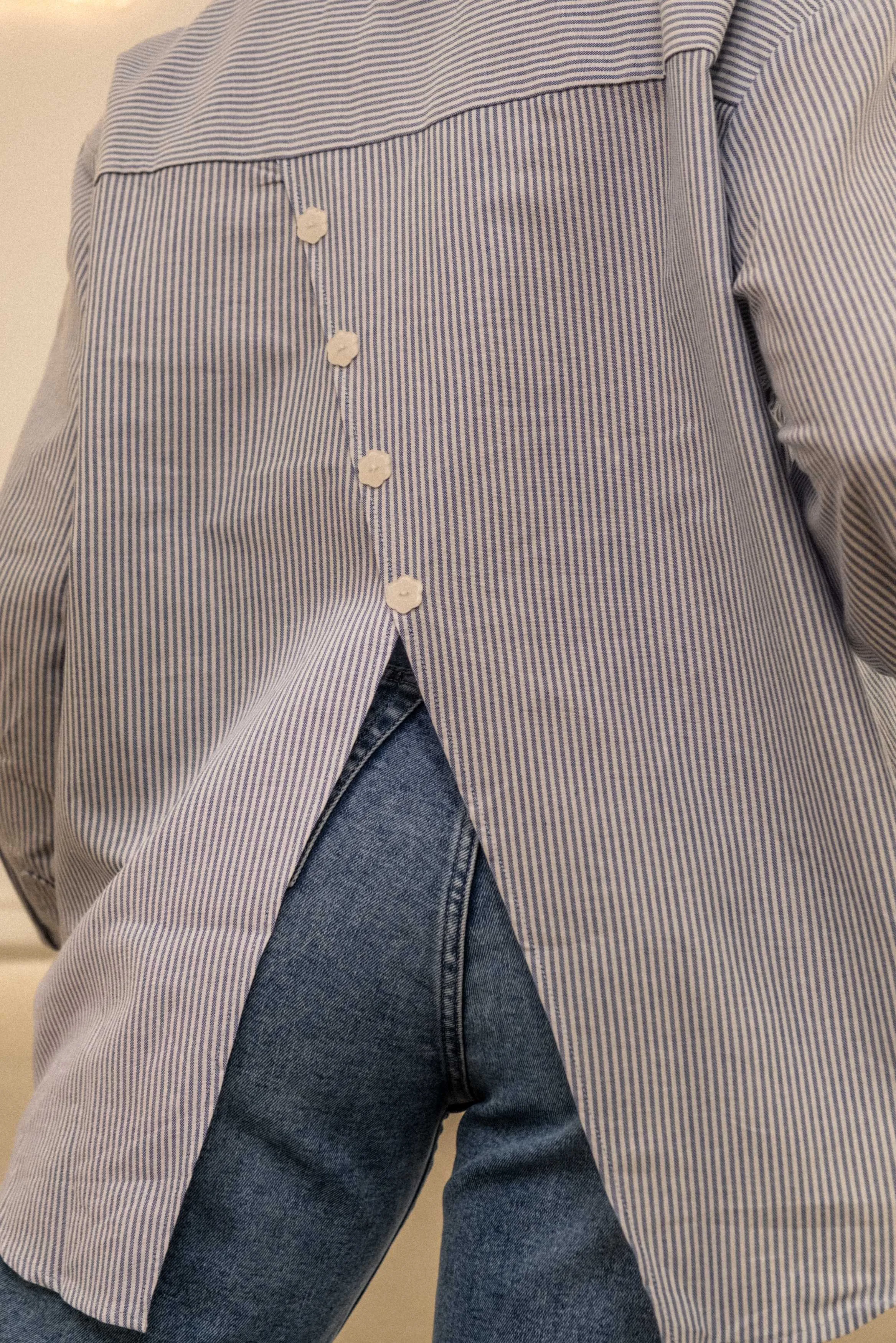 Chemise Harmony - Rayée bleue