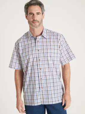 Chemise manches courtes polycoton