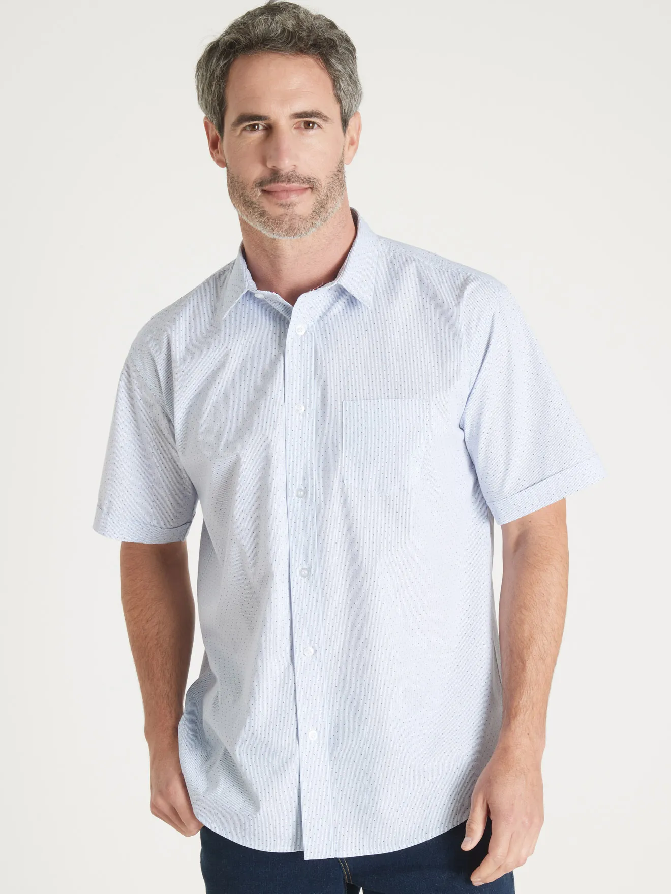 Chemise manches courtes pur coton