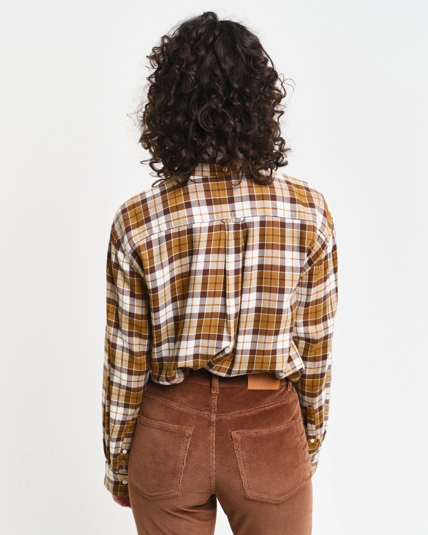 Chemise relaxed fit en flanelle à carreaux