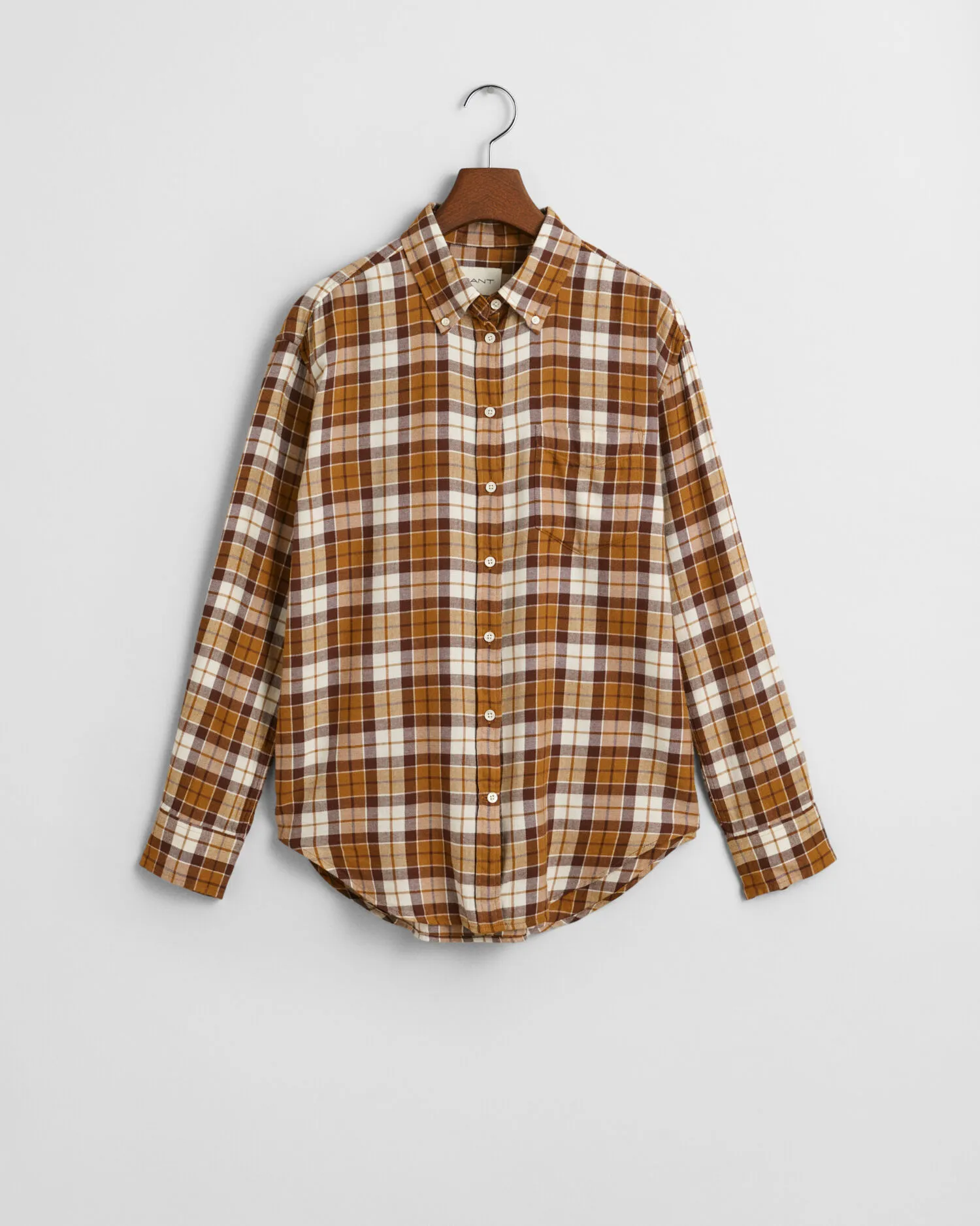 Chemise relaxed fit en flanelle à carreaux