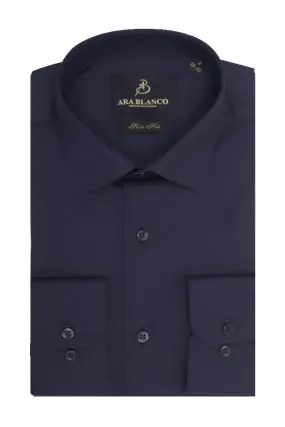 Chemise Slim Fit - Bleu Minuit