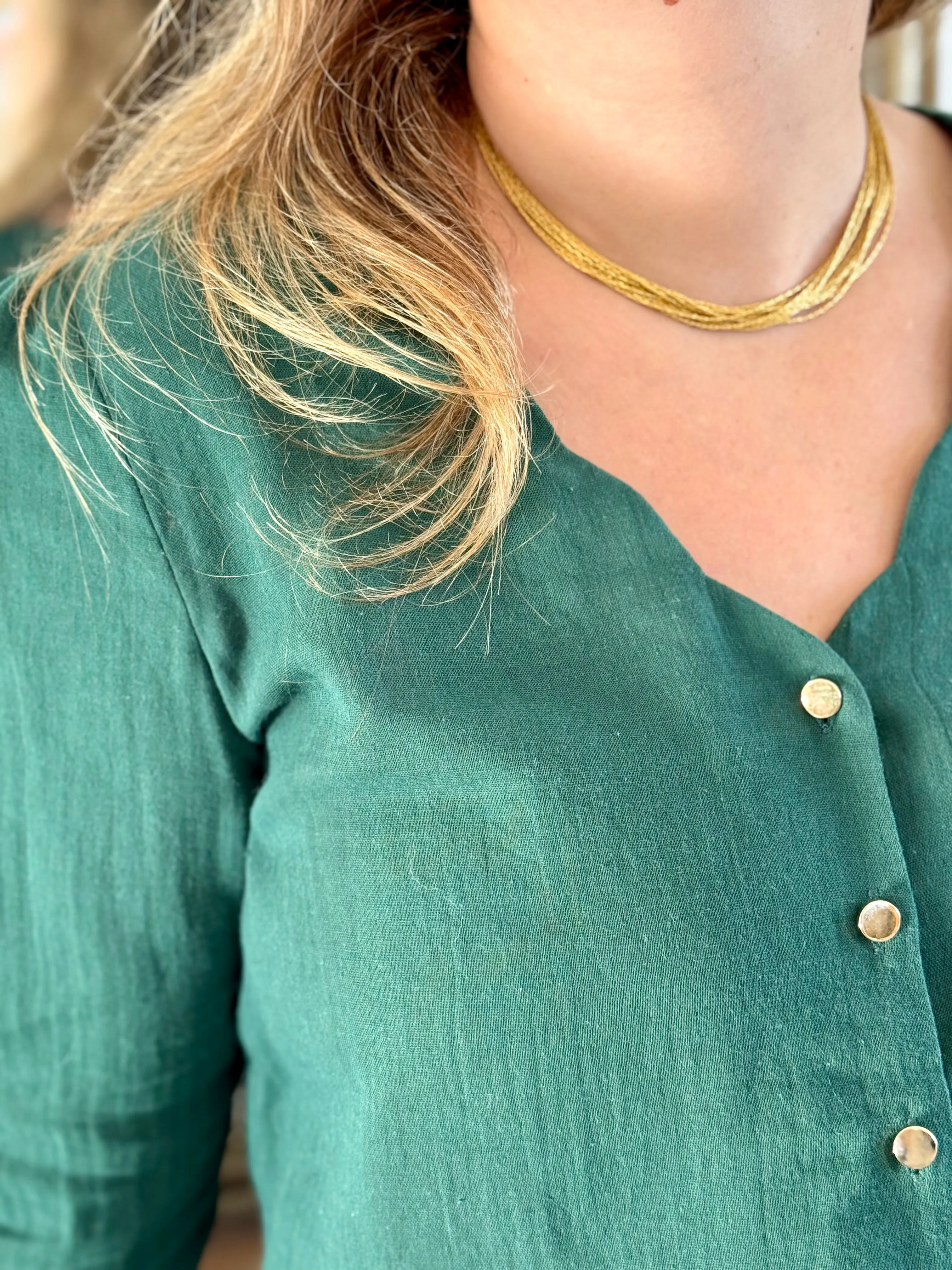 Chemisier Noemie  Vert