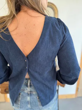 Chemisier Suzanne  Marine