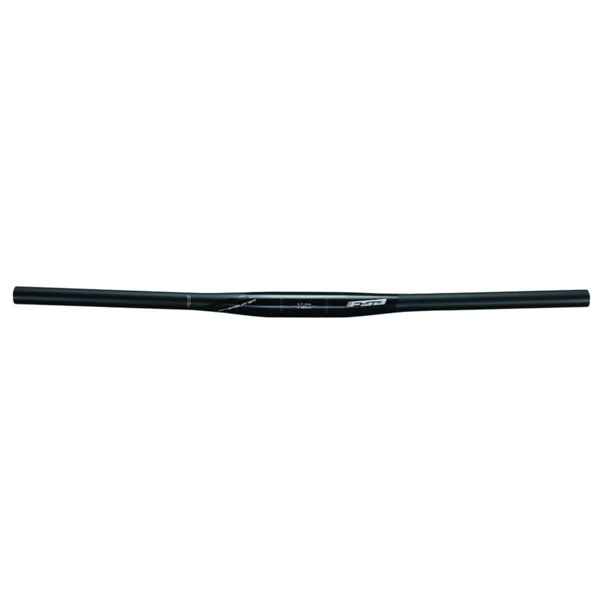 Cintre FSA  AFTERBURNER Aluminium Plat 31.8/740mm Noir