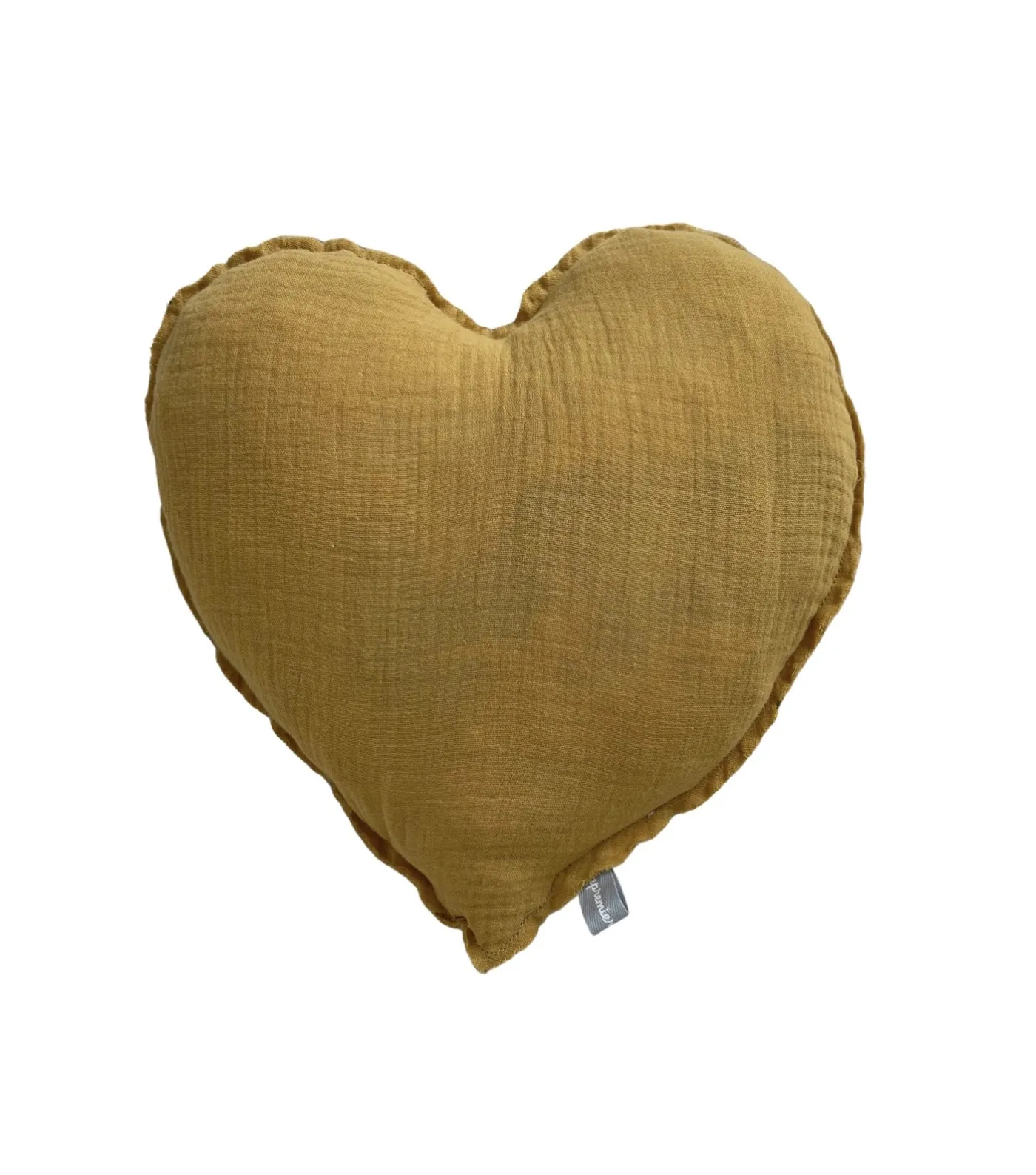 Coussin déco moutarde - Ma Première Valise