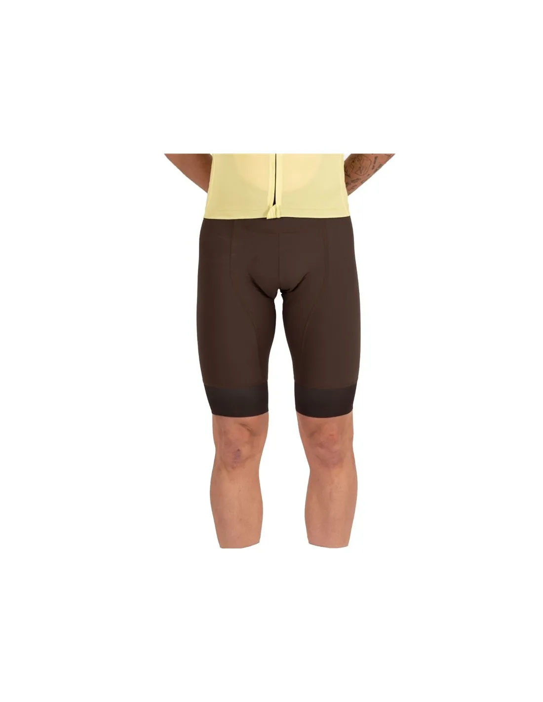 Cyclisme Hemon Hemon Passo Corto Bibtights - Marron Homme