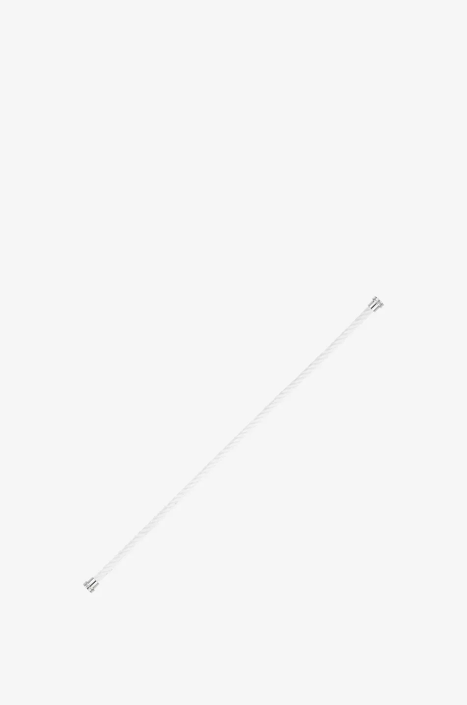 Câble pour bracelet embouts or blanc Force 10 MM
