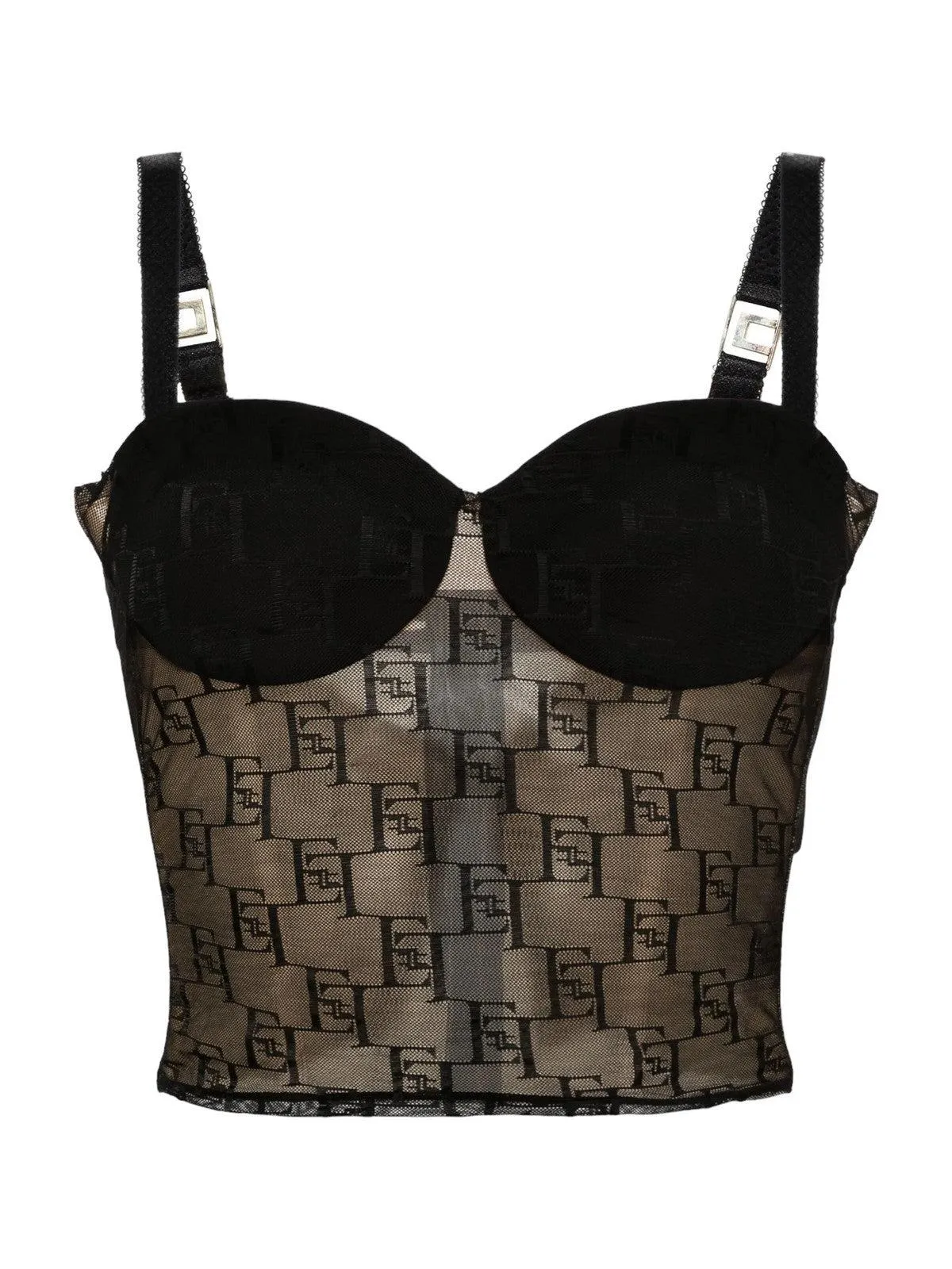 ELISABETTA FRANCHI Top Femme TO00341E2 110 Noir