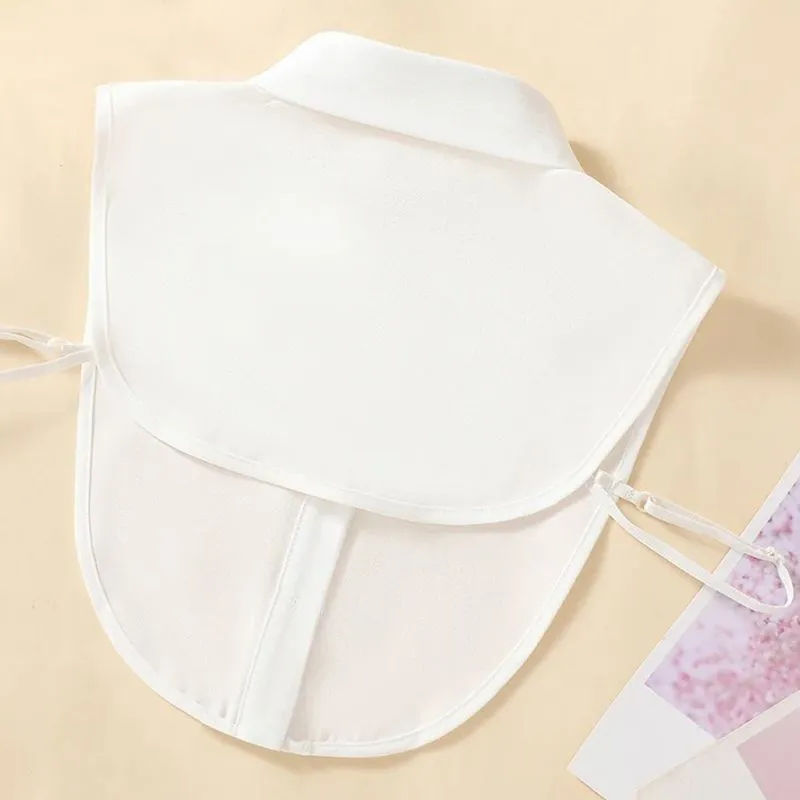 Faux col de chemise ou chemisier perles de nacre et brillants (2)