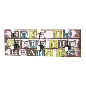 Garderobe murale Home multicolore 3 crochets  | 3 Suisses