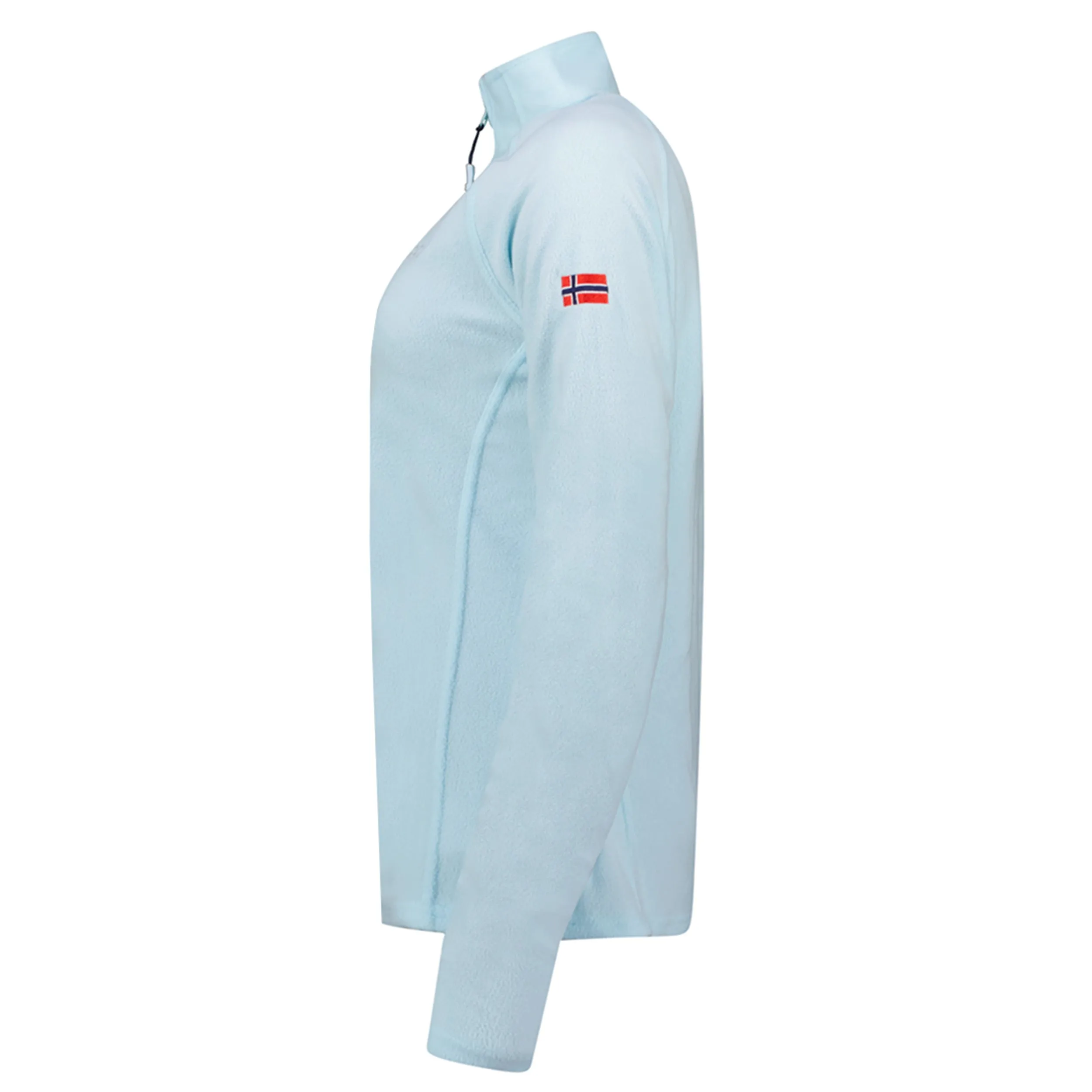Geographical Norway TUG HZ Femme - Micro-Polaire Bleu Ciel