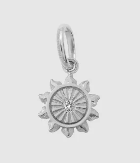 GIGI CLOZEAU Partager  Pendentif Lucky Sun Diamant Or blanc  