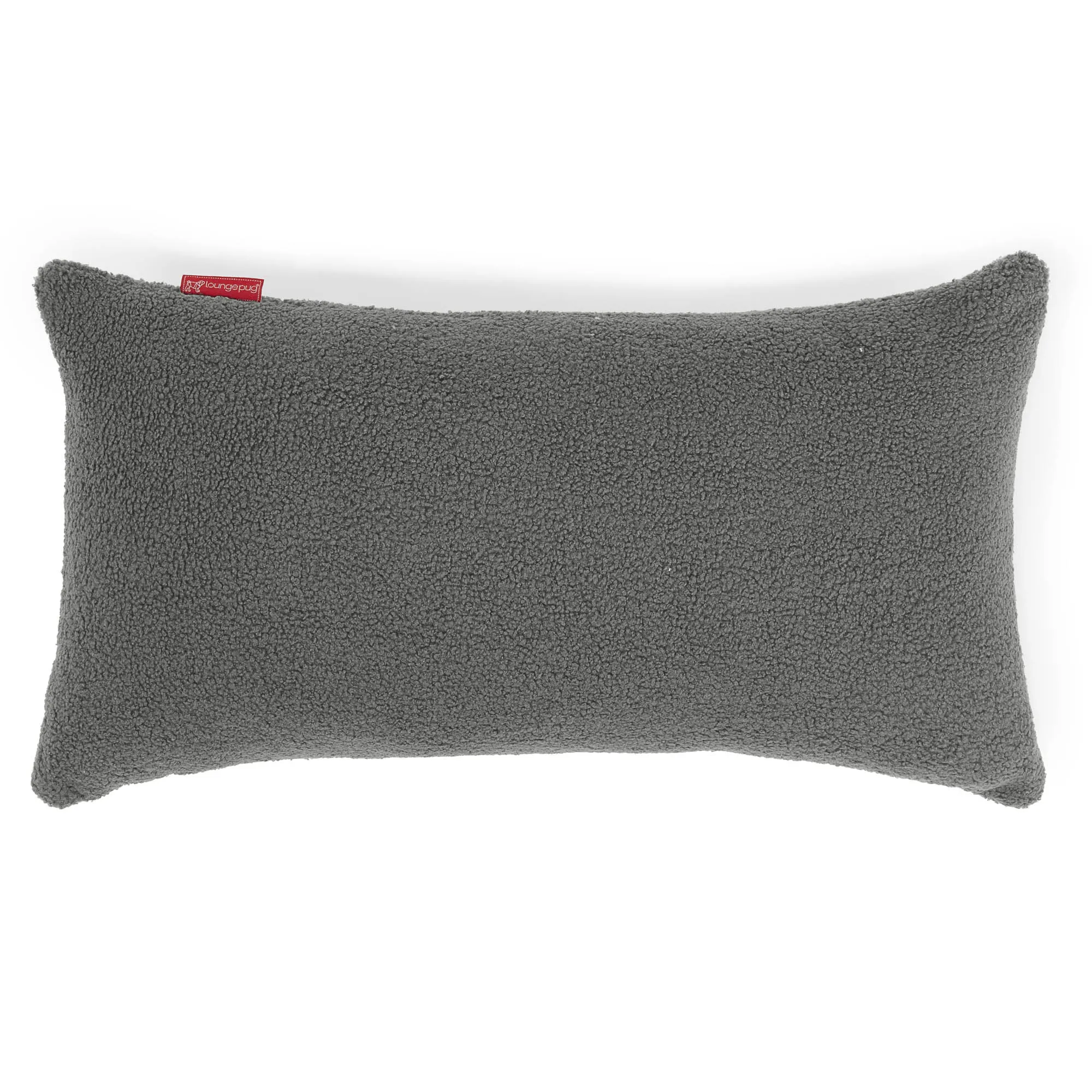 Housse de Coussin Rectangulaire Géant 40 x 70cm - Bouclé Gris