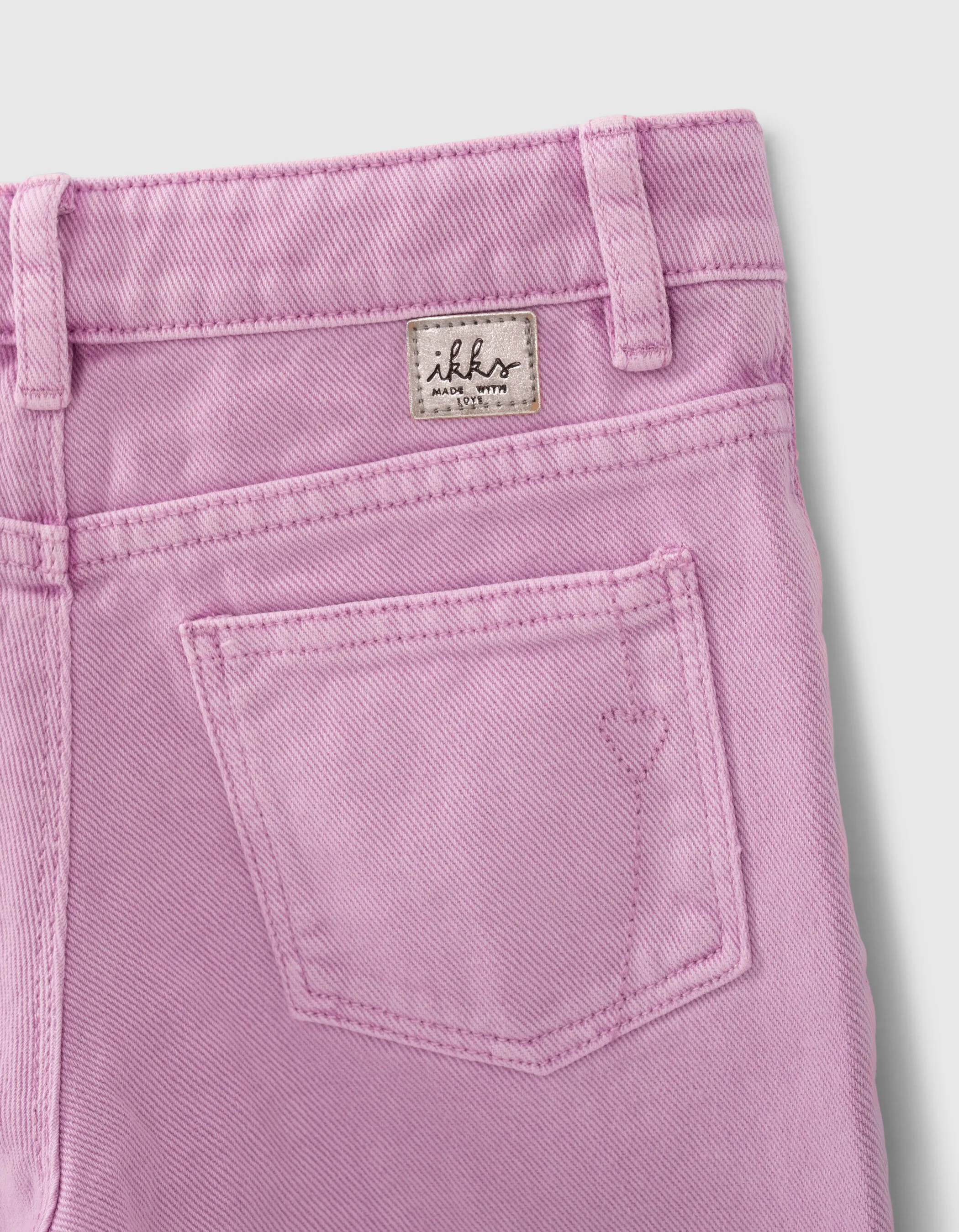 Jean large parme 7/8ème fille