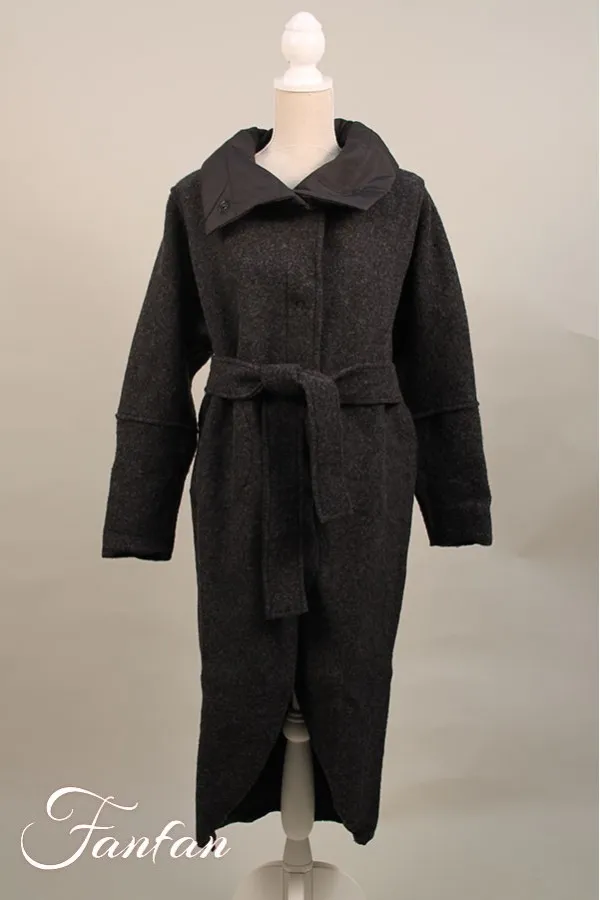 Kokomarina Manteau anthracite Koshi