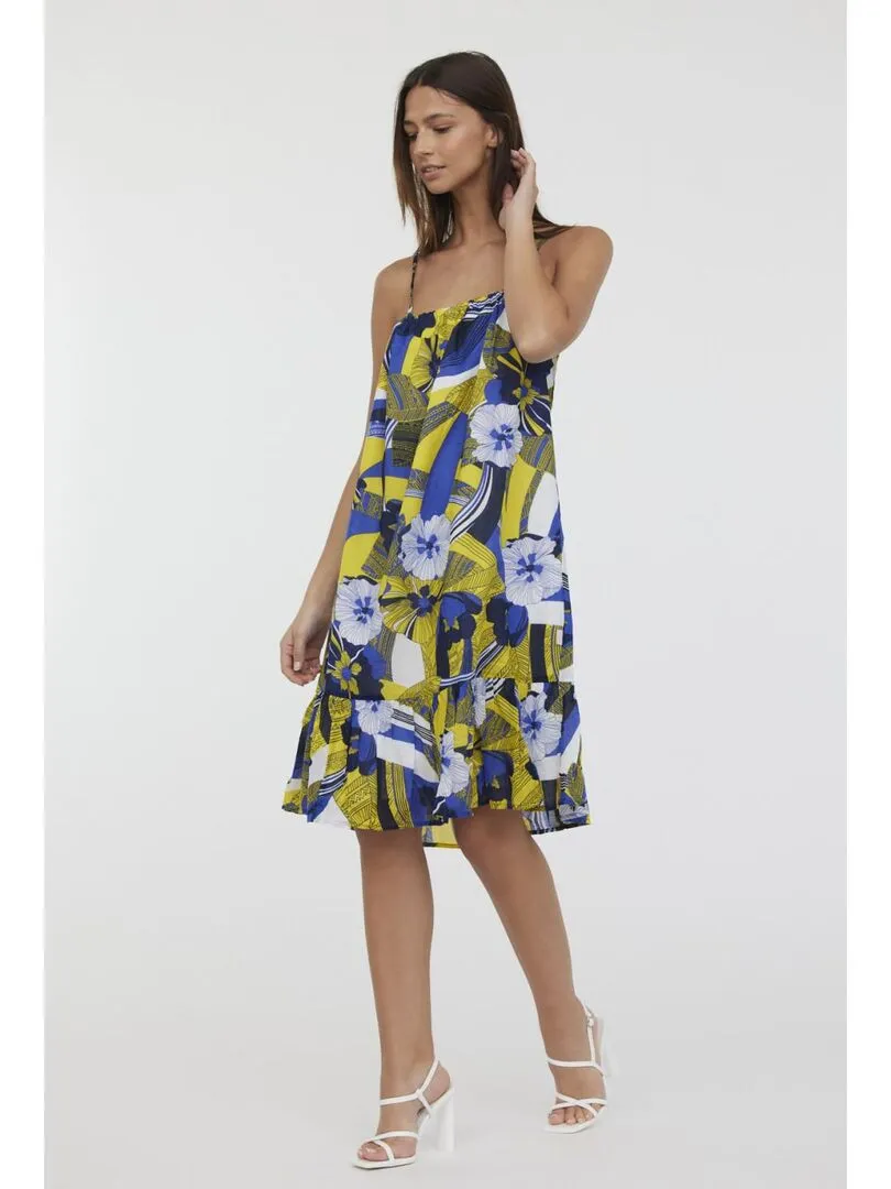 Lee Cooper - Robe sans manches coton  LOUNA - Jaune