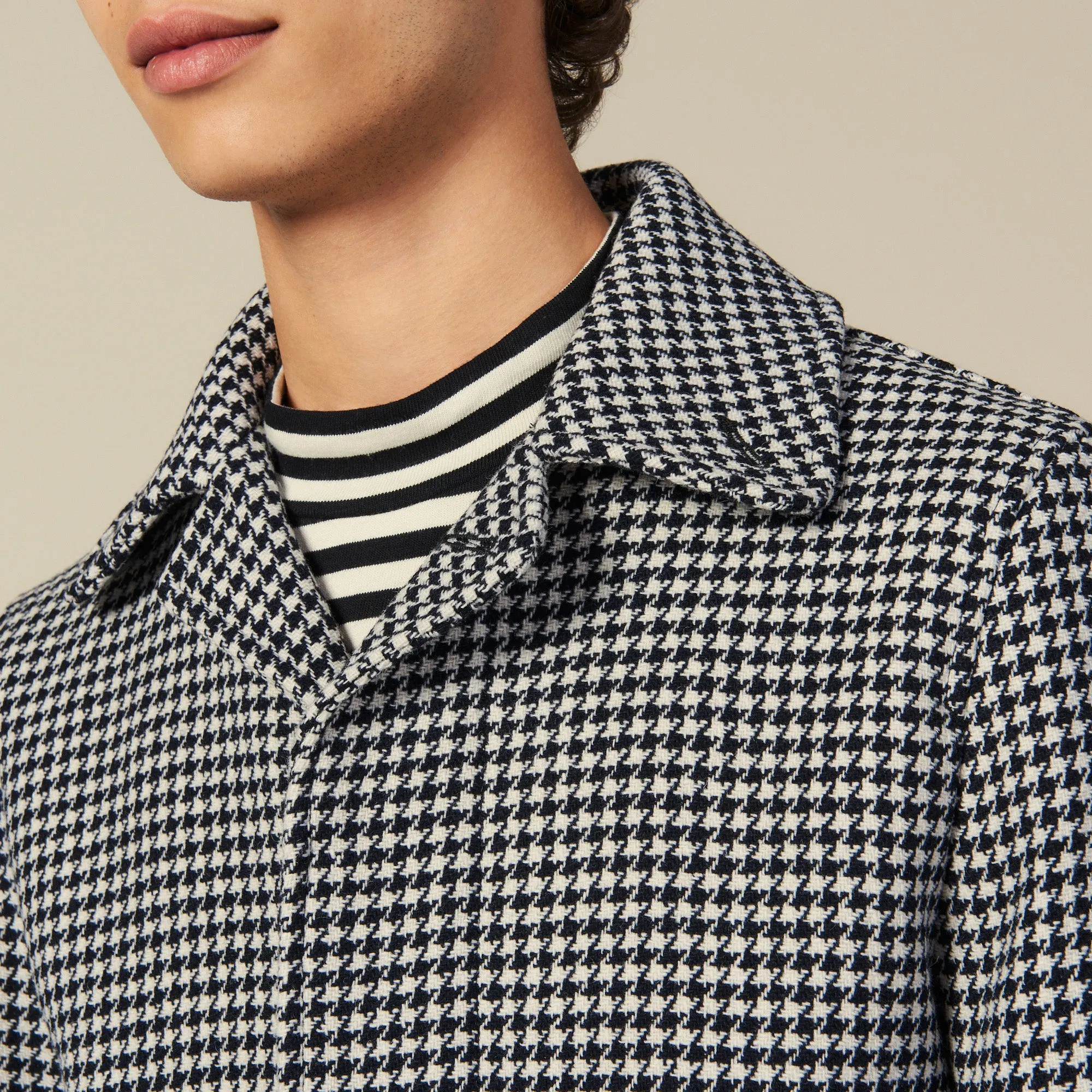 Manteau pied de poule