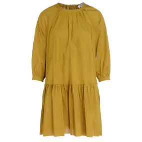 Max Mara Minirobe 'S' en coton jaune ocre