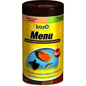 Menu alimentation pour poissons d'ornement 25g/100ml